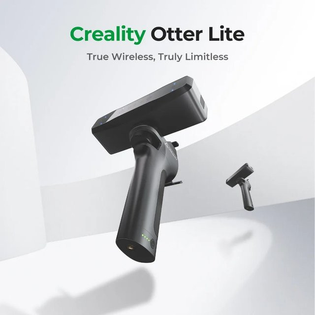 Creality 3D-Scanner Otter Lite, kabelloser Handscanner in Schwarz mit 0,05 mm Genauigkeit und Anti-Shake-Tracking - Bild 1