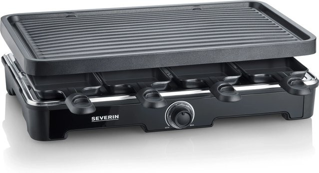 Severin Raclette-Grill RG 9670 in Schwarz mit 1.400 W Grillplatte - Bild 1