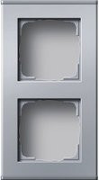 Gira Gehäuse zweifach aus Aluminium in Silber - Bild 1