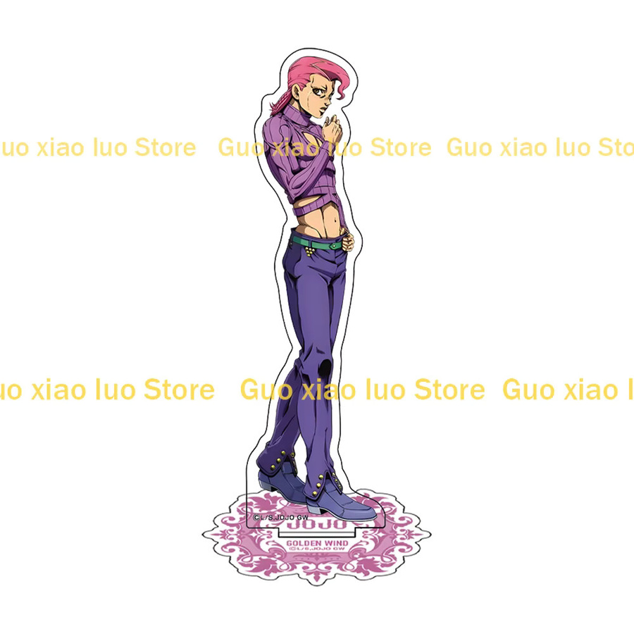 Anime Acryl Aufsteller mit Giorno Leone, Abbacchio, Narancia Ghirga, Pannacotta Fugo, Risotto Nero und Melone Ghiaccio in Multicolor von Anime Peripheral Store - Bild 2
