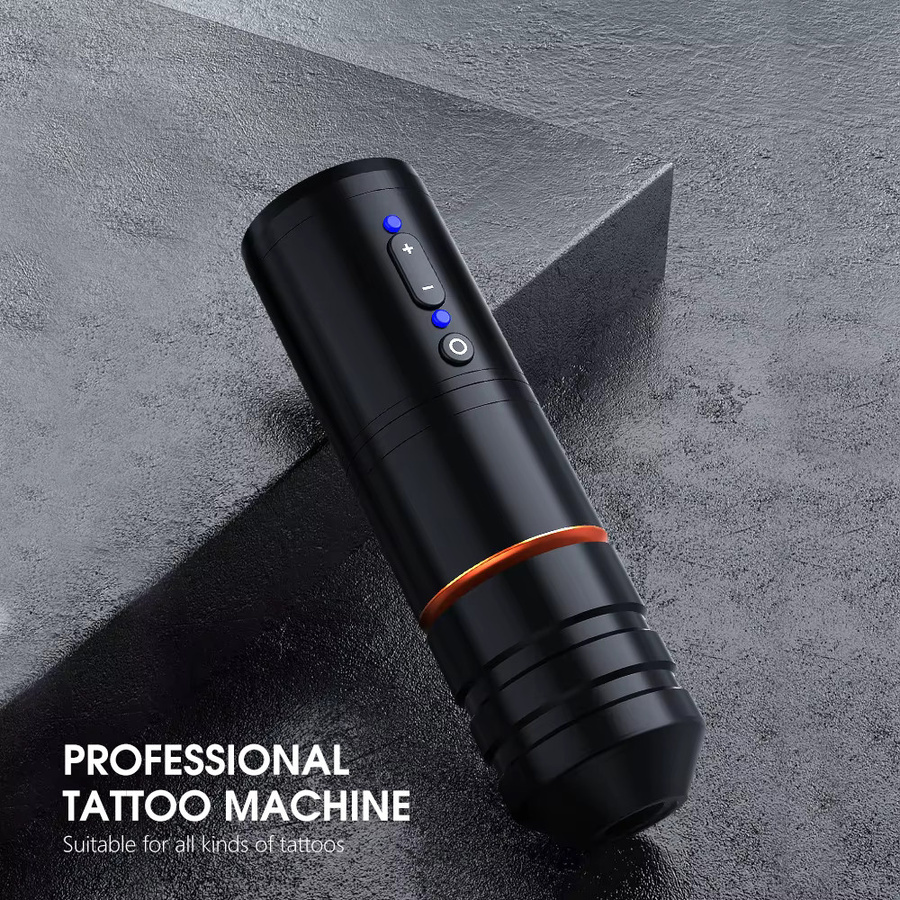 Ambition Ninja Pro Wireless Tattoo Maschine Kit, 2000 mAh, 4,0 mm Hub - Bild 3
