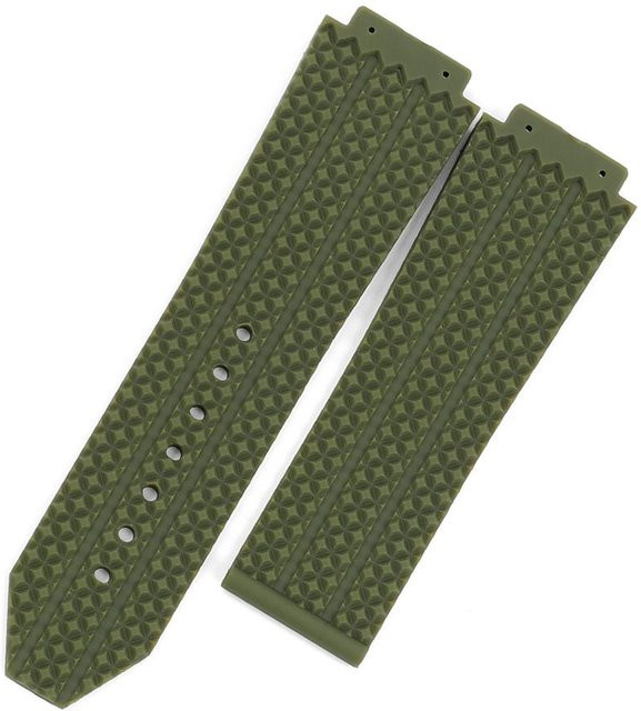 Uhrenarmband Silikon, Grün, 26x19mm, Unisex - Bild 1