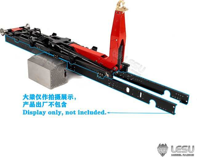LESU RC Hydraulischer Roll-on/off Kipper, ferngesteuert, Metall, 1:14 - Bild 1