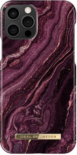 Handyhülle Fashion Case für Apple iPhone 12 und iPhone 12 Pro in Golden Plum (Gold/Lila) - Bild 1
