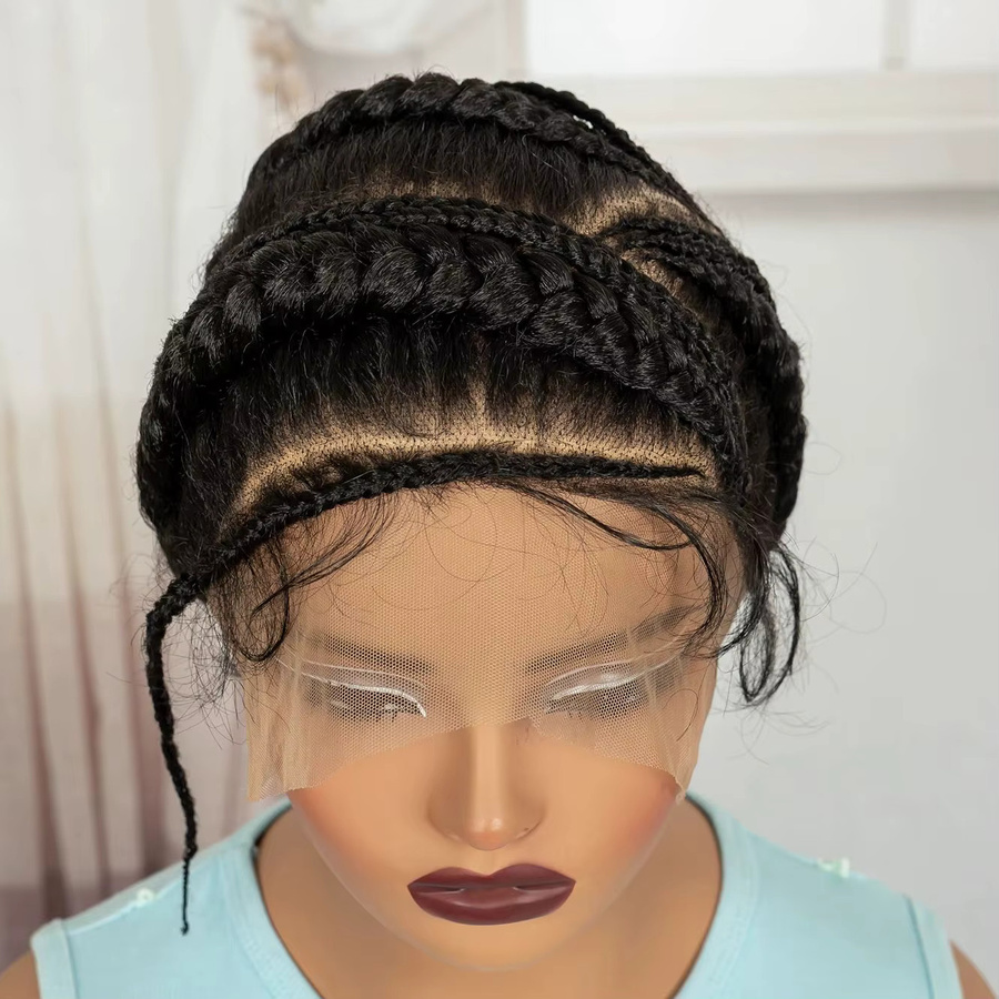 Alice Spring Bantu geflochtene Perücke mit Babyhaar, Damen - Bild 2