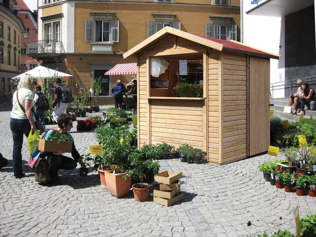 Karibu Marktstand Verkaufshaus B: 265 cm, T: 181 cm, H: 182 cm - Bild 3