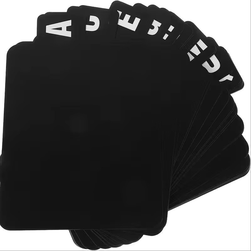 26 Stück CD DVD und Vinyl Schallplatten Organizer in Schwarz aus Kunststoff mit Alphabet-Trennwänden A-Z zur platzsparenden Aufbewahrung von Musikalben - Bild 5