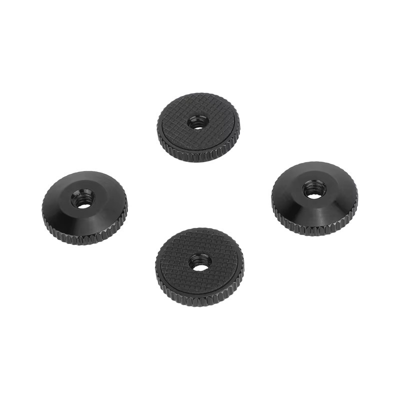 HDRig Schraube mit 1/4"-20 Innengewinde und Feststellknopf in Schwarz für Mikrofon, Kugelkopf und Stativ als Fotografie Zubehör - Bild 2