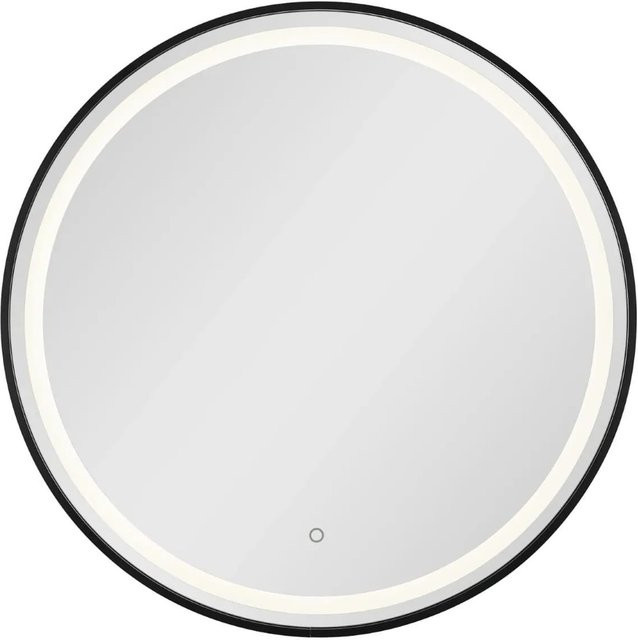 Swiss Aqua Technologies Rundspiegel mit LED-Beleuchtung und Sensor in Schwarz, Durchmesser: 70 cm - Bild 1