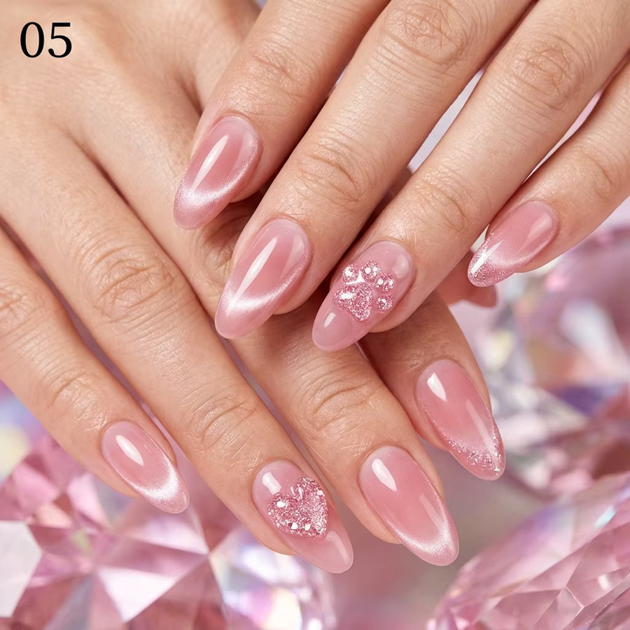 Visuatia Nagellack Mondlicht-Katzenaugen, Schimmernd, 05 - Bild 4