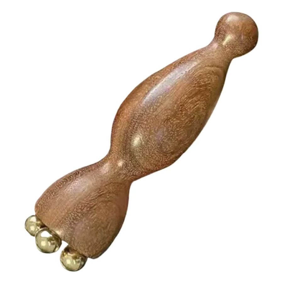 Radiant Beauty Gua Sha Werkzeug, Messing Palisander, Unisex - Bild 4