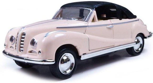 Linyi toy car Retro Vintage Auto, Druckgussmodell, Weiß, ab 4 Jahren - Bild 1