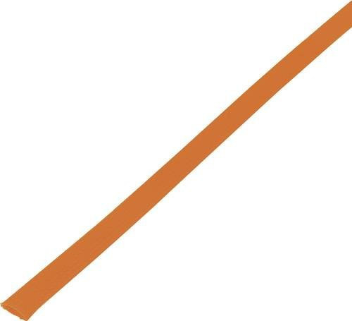 TRU Components Geflechtschlauch Orange aus PET, Durchmesser: 15 bis 27 mm, Länge: 10 m - Bild 1