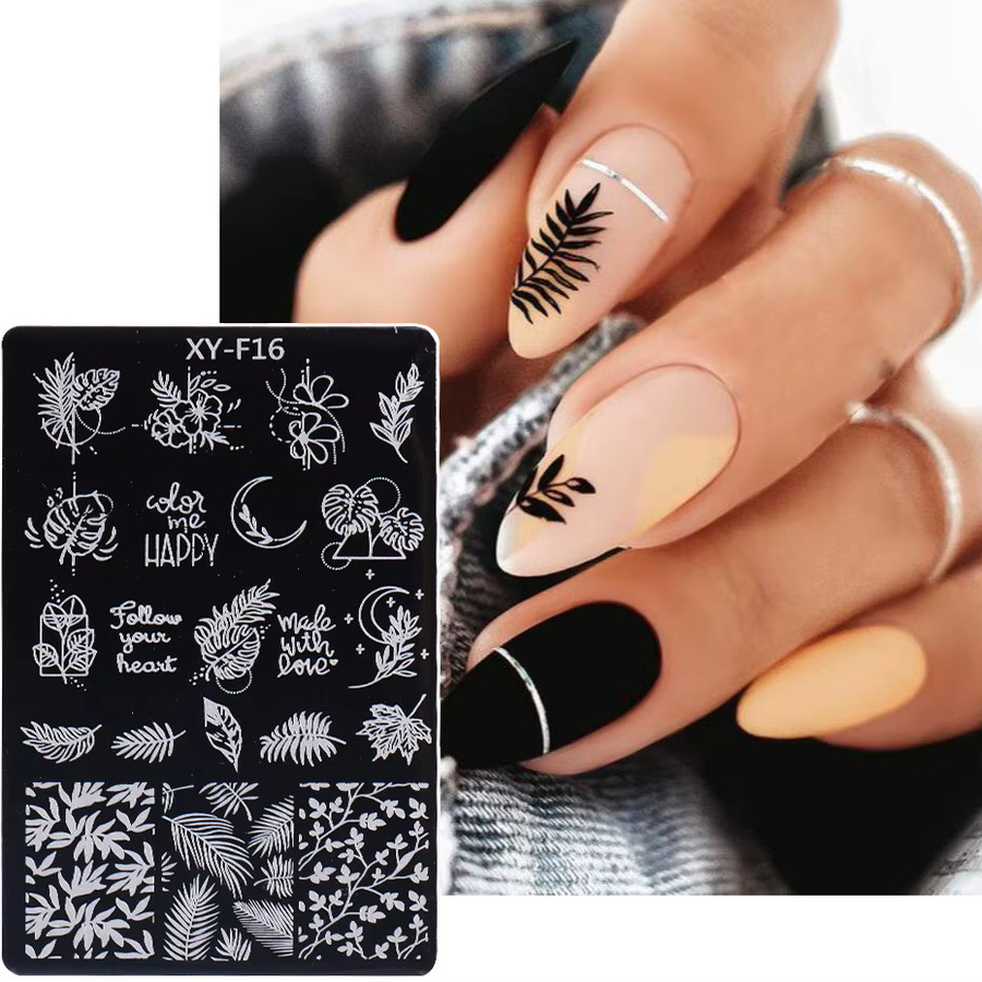 SWEET TREND Nagelstempel Set, 5 Teile, Floral und Schmetterling - Bild 2