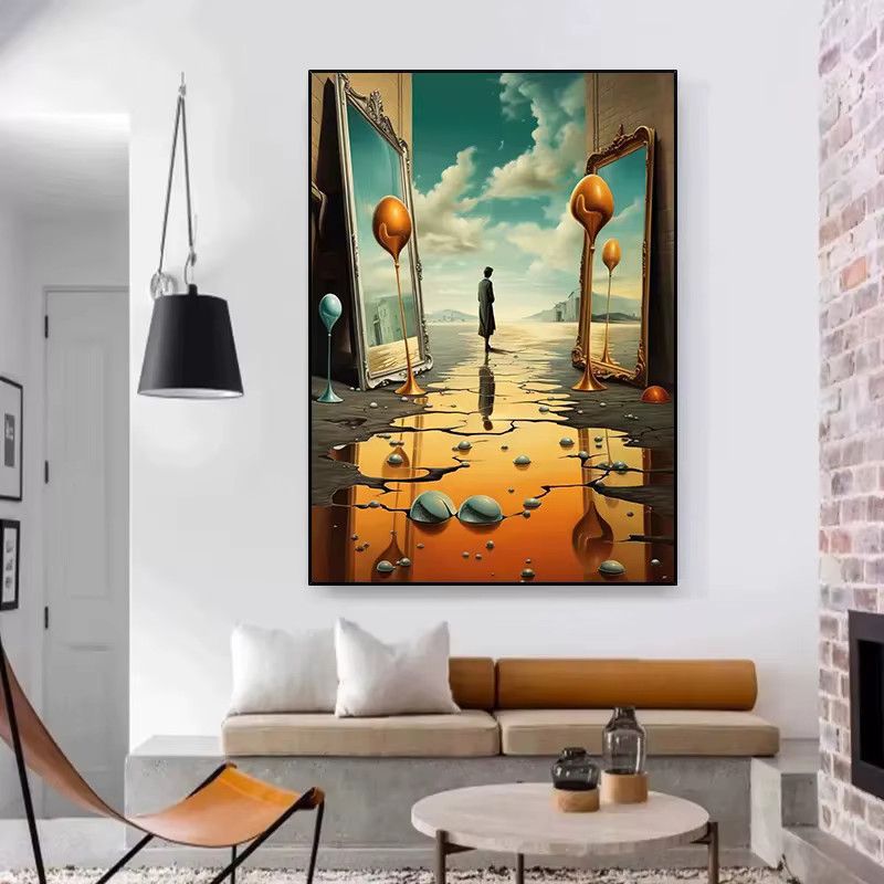 Leinwandgemälde von Salvador Dali im Surrealismus-Stil als Wandkunst für dein Wohnzimmer - Bild 2