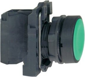 Schneider Electric Drucktaster flach, grün, XB5AA31 - Bild 1
