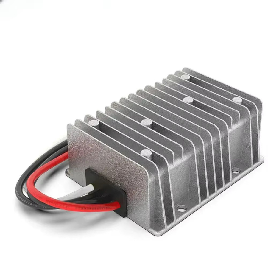 kangwobei DC-zu-DC Buck-Boost Spannungsregler Netzteil 20A Wasserdichtes Auto-Reglermodul in Silber - Bild 2