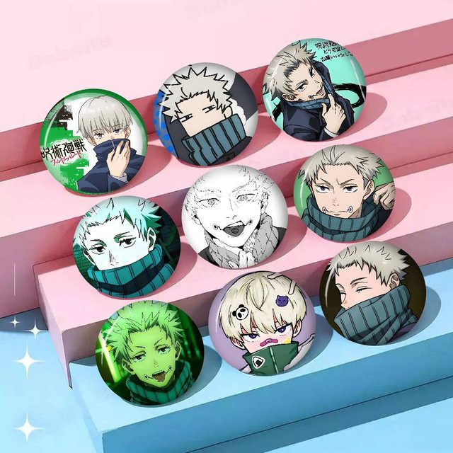 Kayou Anstecknadel Anime Toge Inumaki Logo, Weißblech, Brosche - Bild 1