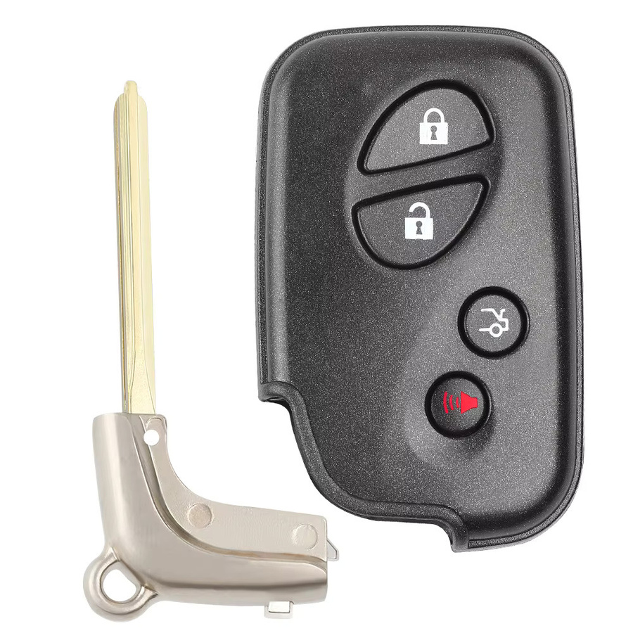KEYECU Smart Remote Key F433 Board ID für LEXUS LS460, 433,92 MHz, 4D74 DST80 P1 98, FCC ID: B76EA TOY40, Schwarz - Bild 3