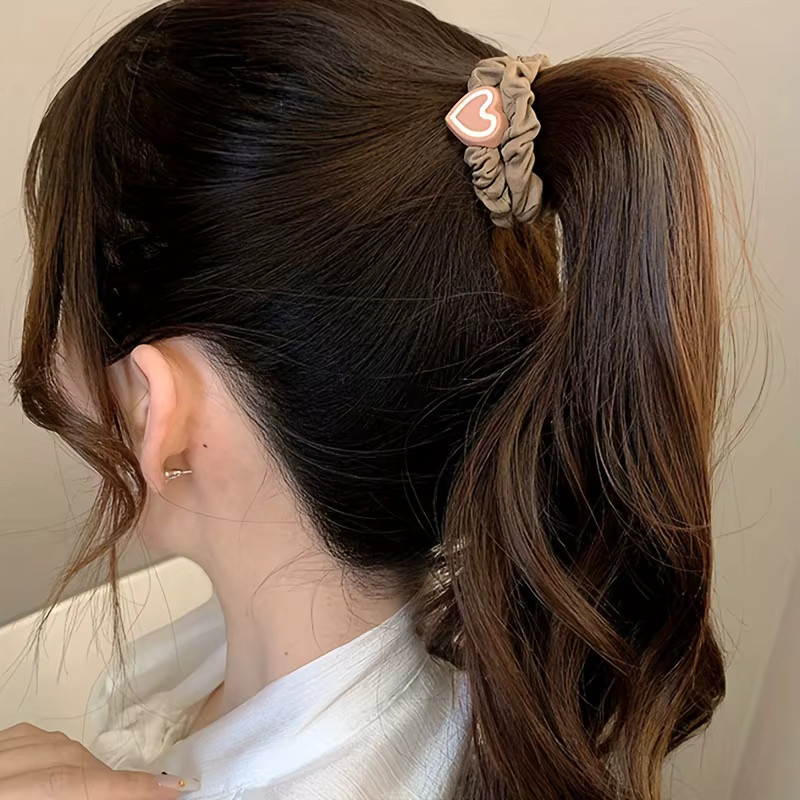 Haargummis Bowknot, Kaffee Farbe, Damen - Bild 3