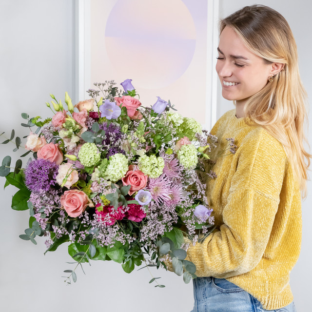 BLUME2000 Bouquet Tabletop multicolour kugelig Größe L - Bild 1