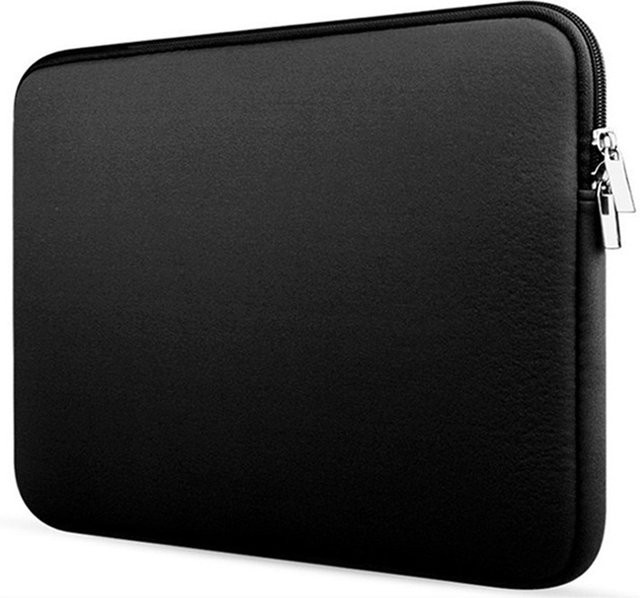 Laptop-Hülle in Schwarz für MacBook Air Pro Retina, Xiaomi, HP und Dell, passend für 11 bis 15,6 Zoll - Bild 1