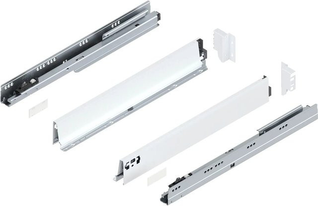 Blum Tandembox antaro M Vollauszug Blumotion Seidenweiß, Tiefe: 600 mm, Tragkraft: 65 kg - Bild 1