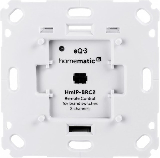 Homematic IP Wandtaster 2-fach in Weiß für Markenschalter - Bild 1