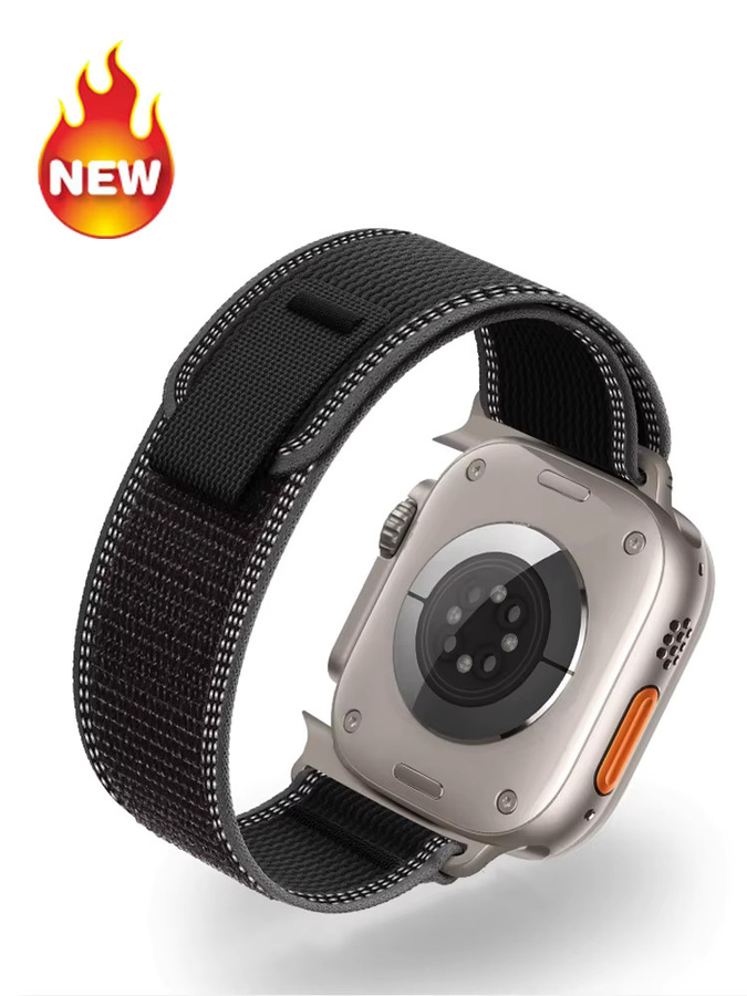 Trail-Loop Uhrenarmband, Textil/NATO, Schwarz, Unisex - Bild 4
