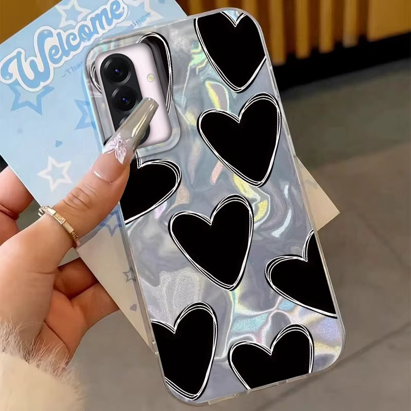 Romantische Handyhülle mit Herz-Design für Samsung Galaxy A-Serie in Multicolour - Bild 4
