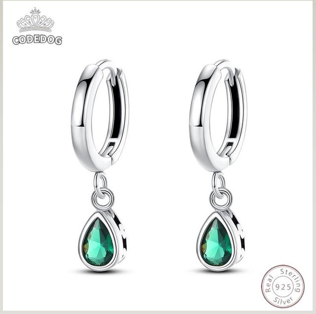 Qikaola Ohrringe 925 Silber, Zirkonia, Damen - Bild 1
