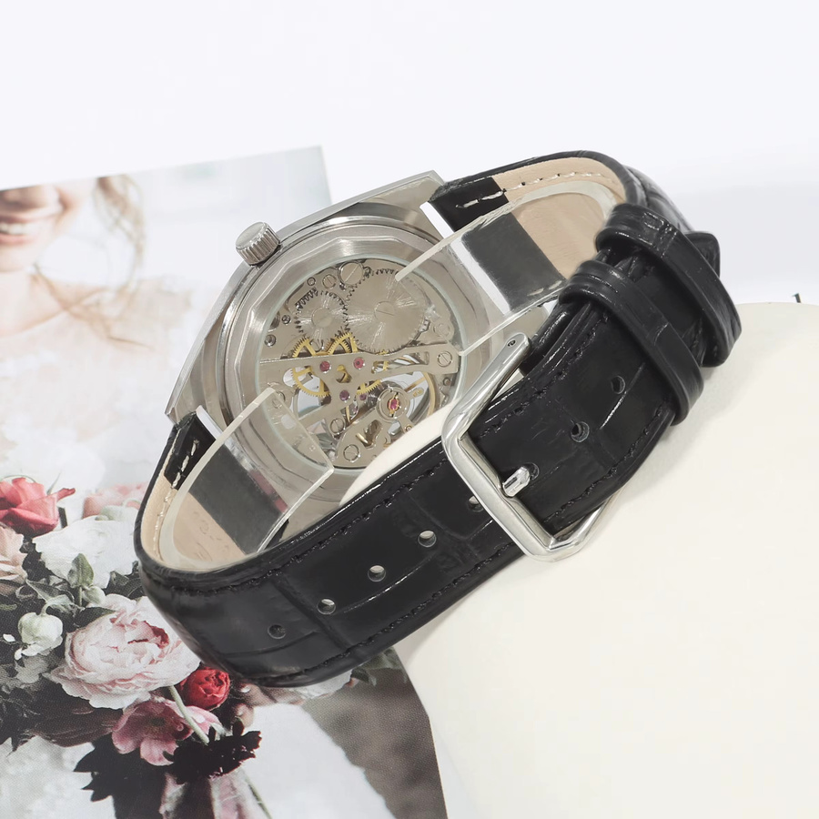 Heimdallr Handaufzugsuhrwerk, Retro-Skelett-Stil, Herren, 36 mm - Bild 5
