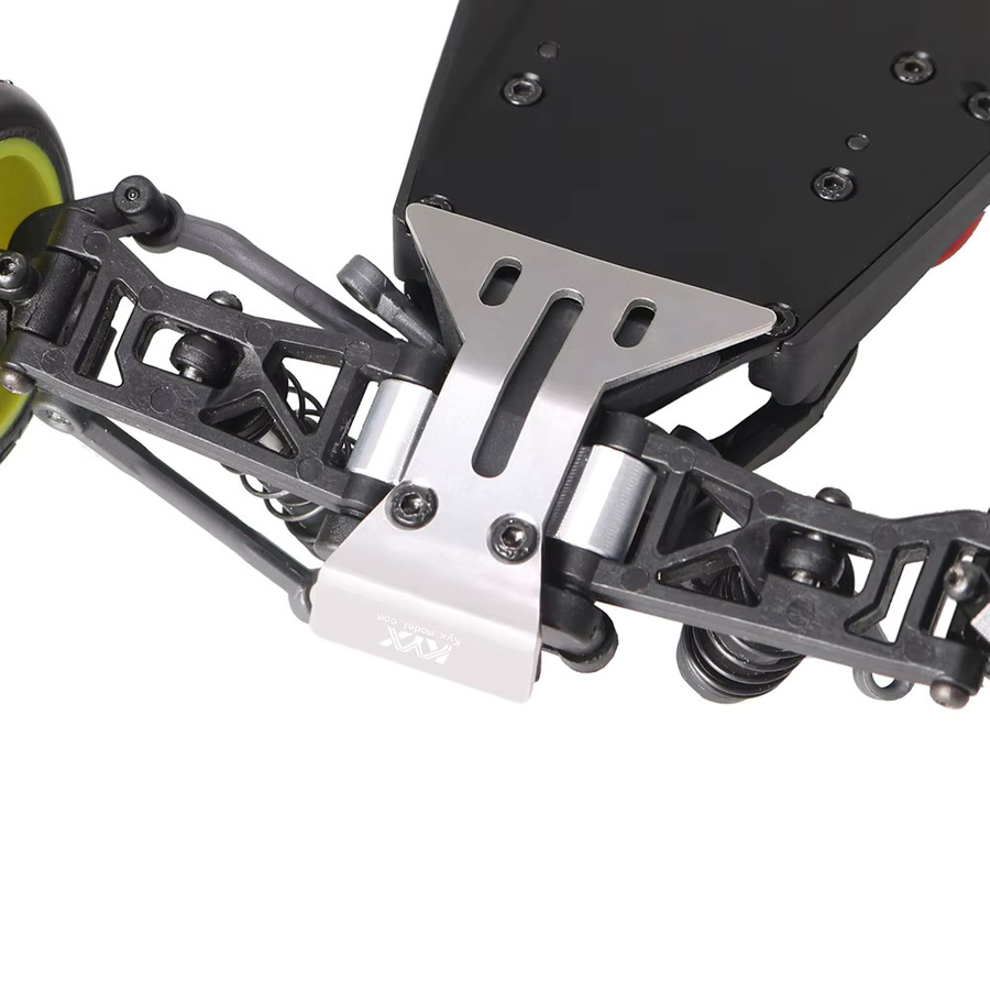 KYX Racing Edelstahl-Chassisschutz, Zubehör für 1/24 RC Crawler Car LOSI Micro-B Buggy - Bild 3