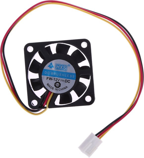 ALLOYSEED Computer CPU-Kühler Lüfter 40mm 3-Pin DC 12V Schwarz - Bild 1