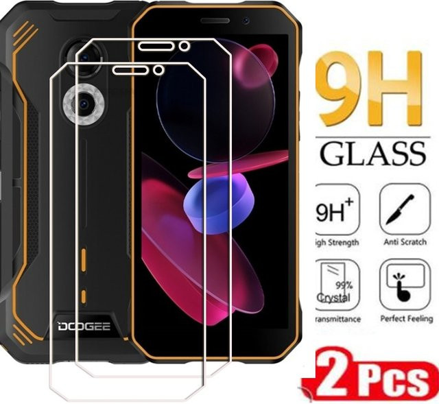 2er-Set Gehärtetes Glas Display Schutzfolie für Doogee S51 und Doogee S61 Pro, Transparent, 6,0 Zoll - Bild 1