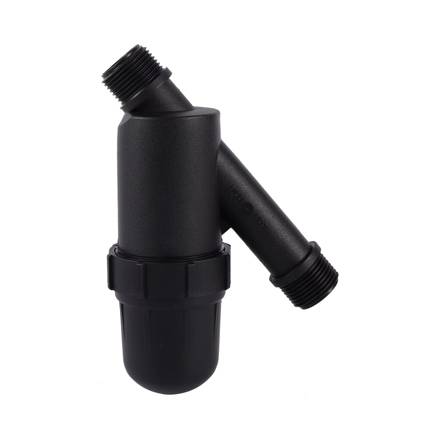 Adhere To Fly Sprühfilter 1 Zoll mit 120 Mesh Edelstahlnetz für die Gartenbewässerung in Schwarz und Silber - Bild 1