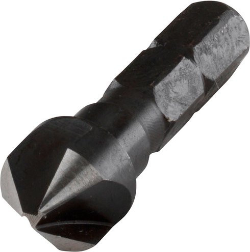 Wolfcraft Senker aus HSS-Stahl mit 1/4-Zoll-Sechskant und Ø 10 mm in Schwarz - Bild 1