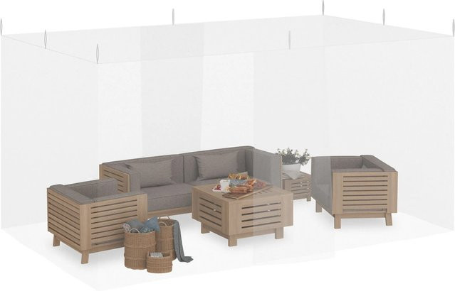 Relaxdays Moskitonetz XXL aus Polyester in Weiß, B/T/H: 250 x 300 x 500 cm - Bild 1
