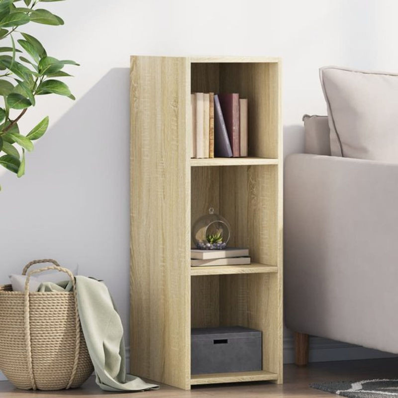 Sideboard Vidaxl in Sonoma-Eiche Natur, Holzwerkstoff, B/T/H: 30 x 41 x 93 cm - Bild 1