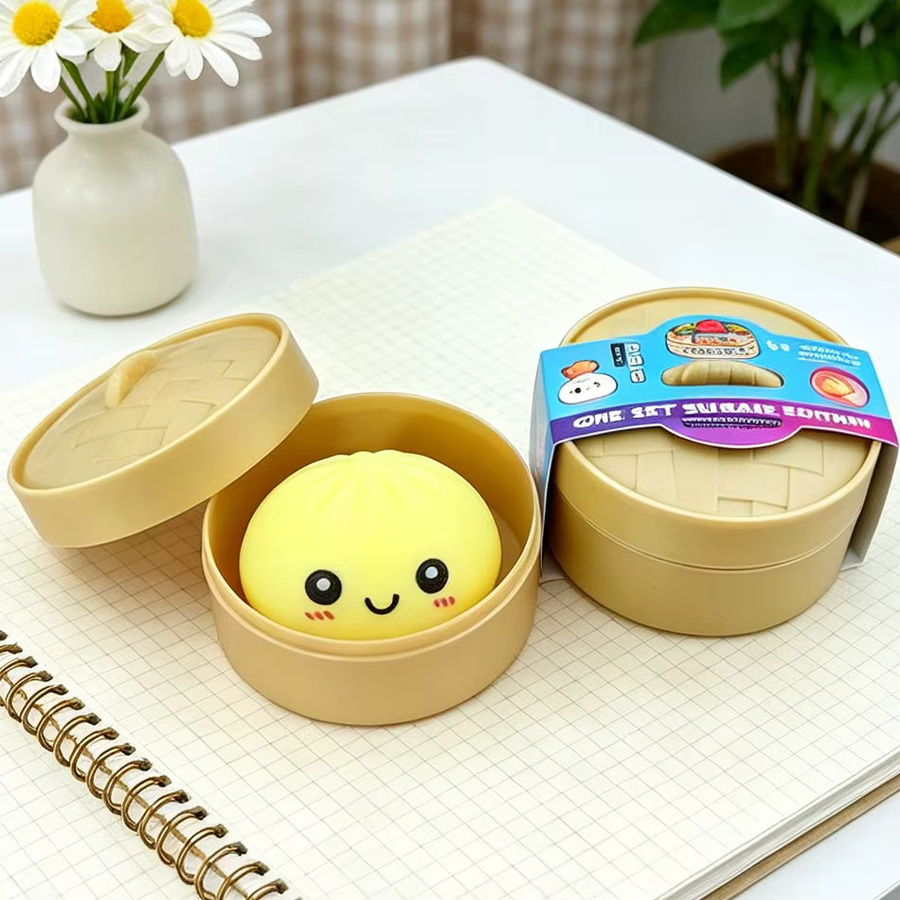 Bandai Blind Box Premium Simulations-Dumpling, Weiches Buntes Stressabbau-Spielzeug - Bild 3