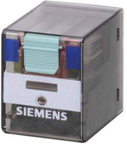 Siemens Steckrelais mit 3 Wechsler, 230V AC, 10A, Breite: 2,25 cm, transparent, LZX:PT370730 - Bild 1
