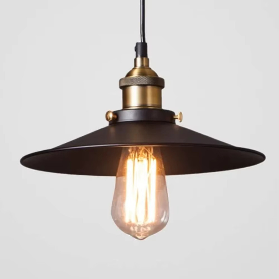 JOYINLED Nordic Industrie LED Pendelleuchte in Schwarz aus Metall für Schlafzimmer, Esszimmer und Küche - Bild 4