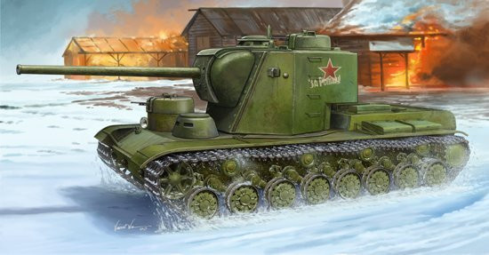 Trumpeter KV-5 Super Heavy Tank, Fahrzeug, 1:35, Grün - Bild 1