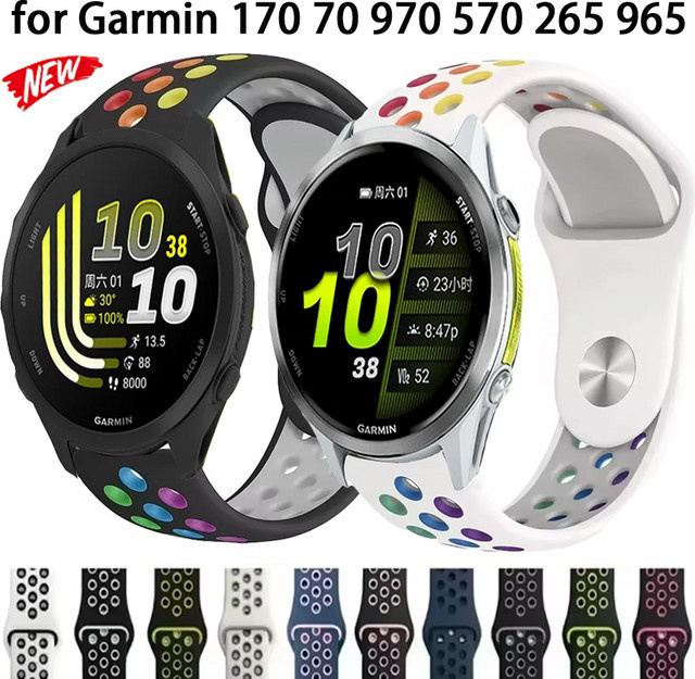 Garmin Uhrenarmband Silikon, Unisex - Bild 1