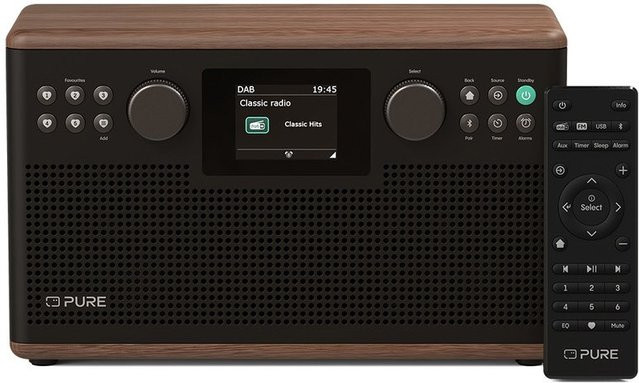Classic H6 DAB+ Radioempfänger in Braun und Schwarz - Bild 1