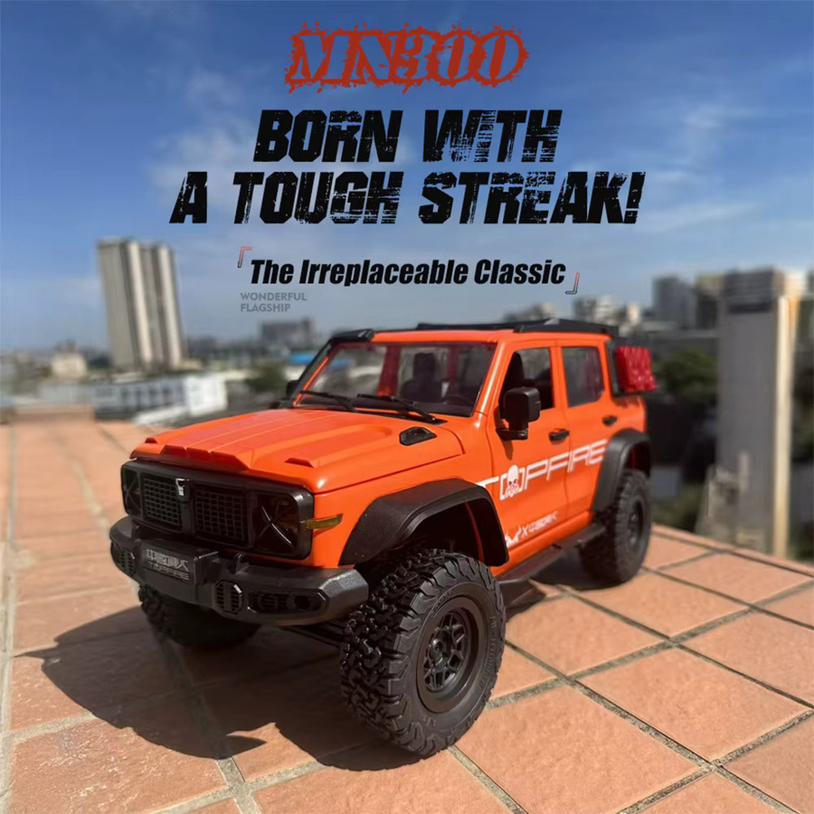 JIKEFUN MN300 RC Crawler 4WD Off-road, Fernbedienung Auto, 1:12, Orange - Bild 3
