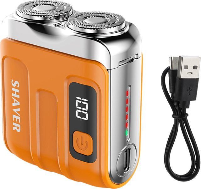 AFDEAL Elektrorasierer für Herren, orange - Bild 1
