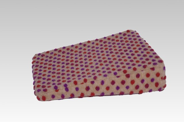 Linke Licardo Keilkissen Aufstehhilfe aus Wolle mit Noppen, Multicolour, B/T/H: 40 x 40 x 10/6 cm - Bild 1