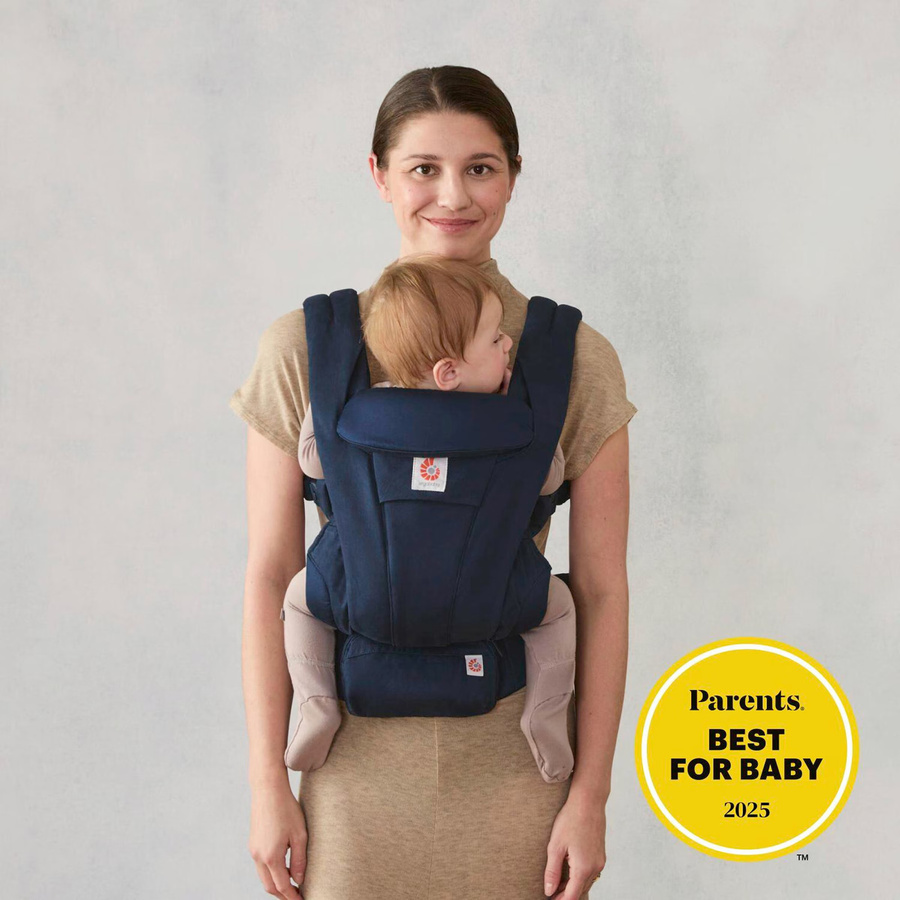 Ergobaby Omni Deluxe Cotton Babytrage aus Baumwolle in Blau - Bild 3