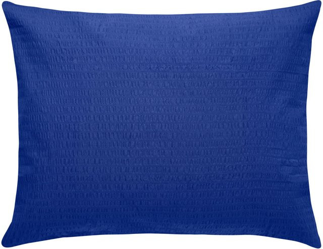 Kissenbezug ERWIN M. Mallorca aus Baumwolle mit Hotelverschluss, Farbe: Kobaltblau, B: 70 cm, L: 90 cm - Bild 1